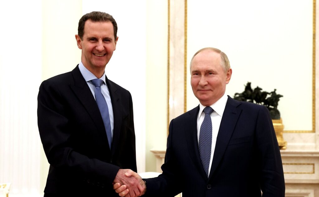 Встреча Башара Ассада с&nbsp;Владимиром Путиным